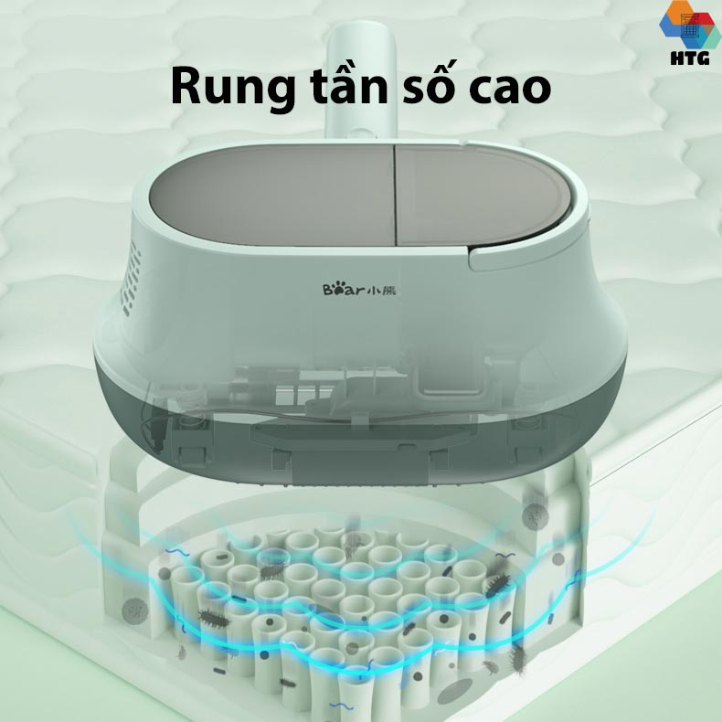 Hình ảnh Máy hút bụi giường nệm Bear CMY-B03M1 diệt khuẩn UV-C, công nghệ khí nóng làm khô và kết hợp tinh dầu thơm, hàng chính hãng