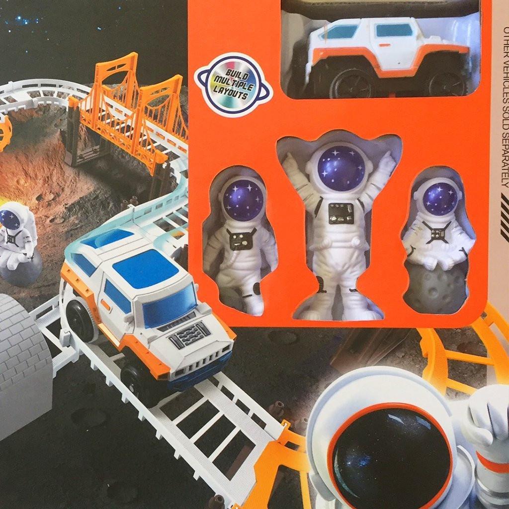 ĐỒ CHƠI LẮP RÁP ĐƯỜNG ĐUA, ĐƯỜNG RAY PHI HÀNH GIA OUTER SPACE TRACK THÁM HIỂM KHÔNG GIAN CỰC HẤP DẪN CHO BÉ KHÁM PHÁ