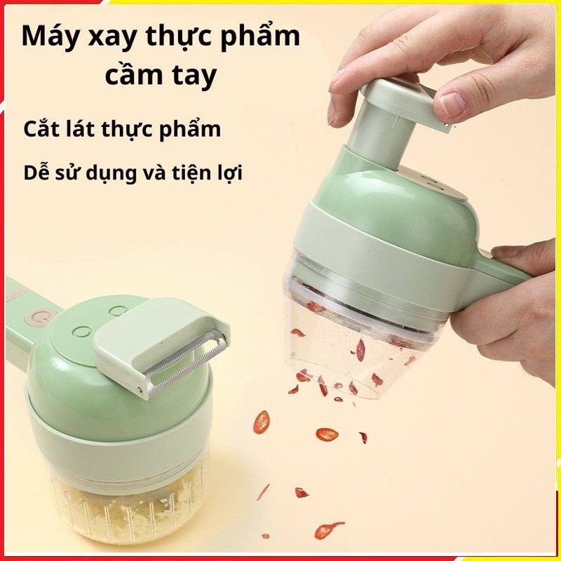 MÁY XAY TỎI , ỚT CẮT LÁT RAU CỦ THỰC PHẨM ĐA NĂNG-MÀU NGẪU NHIÊN