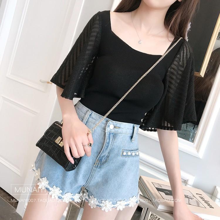 Áo Thun Kiểu Nữ Ống Tay Rộng