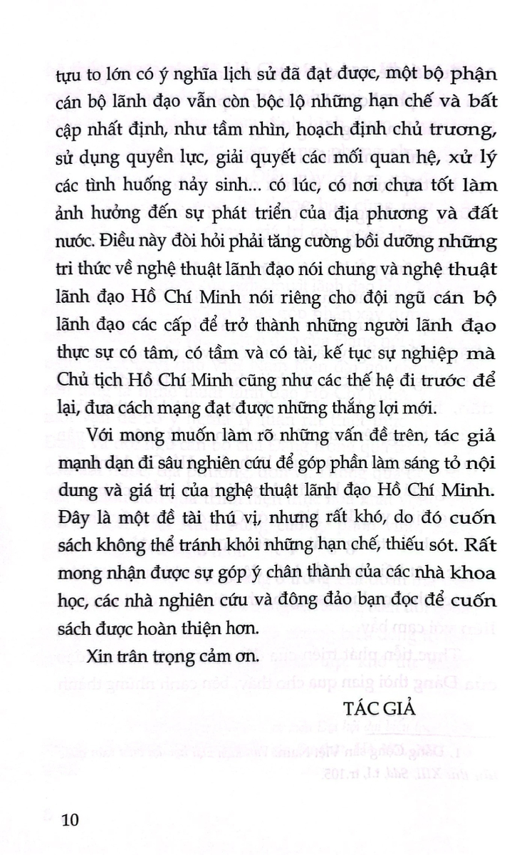 Nghệ Thuật Lãnh Đạo Hồ Chí Minh - ST