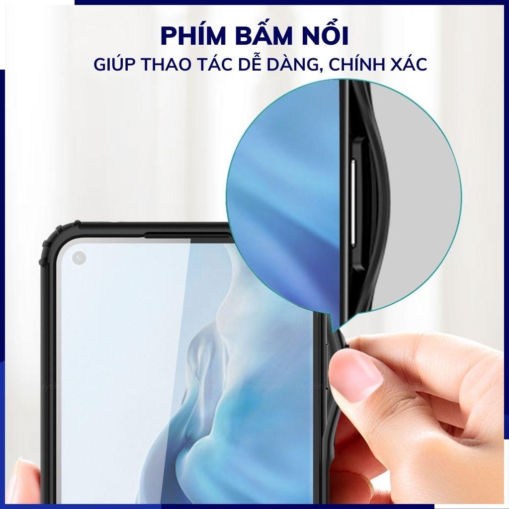 Ốp lưng mi 11 lite 5g ne chống sốc bảo vệ camera chống vân tay nhám viền màu ver 2 phụ kiện huỳnh tân store