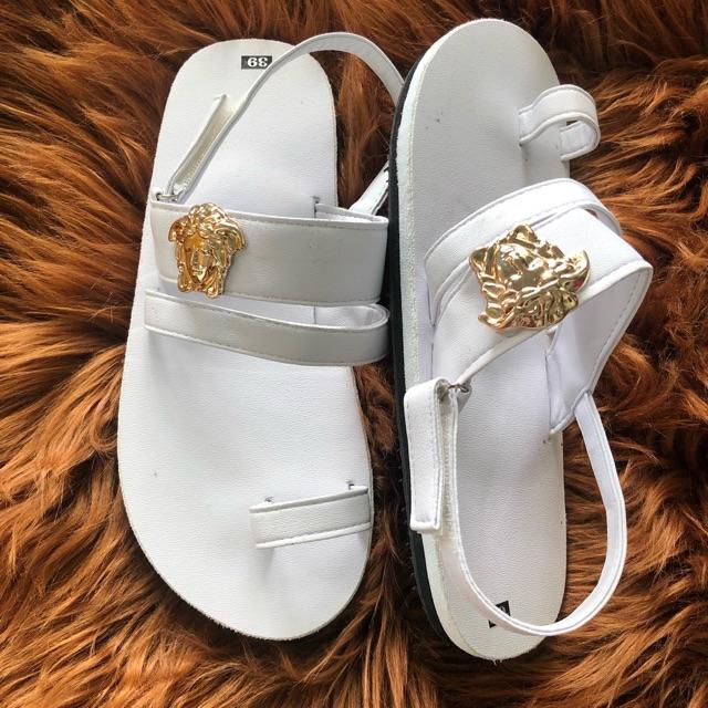 Sandaldongnai sandal nữ đế trắng quai trắng siae từ 35 đến 40 nữ khác size ib chọn thêm