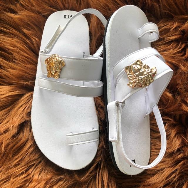 Sandals nữ đế trắng quai trắng siae từ 35 đến 40 nữ khác size ib chọn thêm