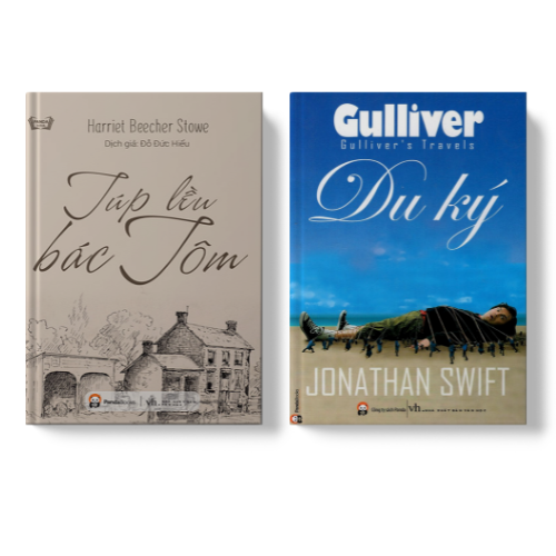 Sách PANDABOOKS Combo 2 cuốn Túp lều bác Tôm+Gulliver du ký