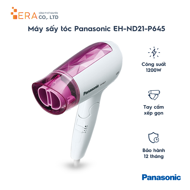 Máy Sấy Tóc Panasonic EH-ND21-P645 - Hàng Chính Hãng