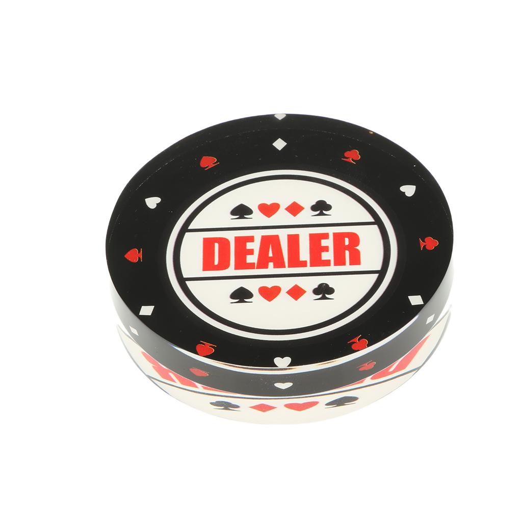 Tooyful Texas Hold'em Đại Lý Nút Sòng Bạc Cao Cấp 3 Inch Đường Kính