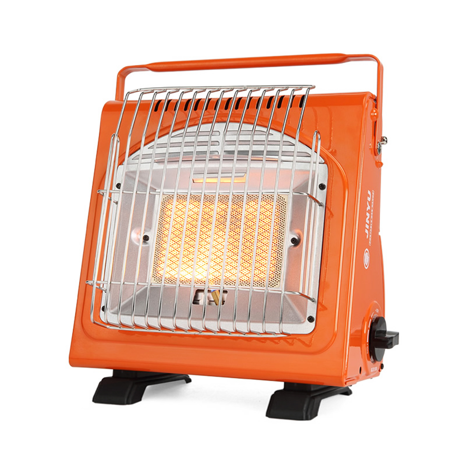 Máy sưởi không gian di động 1.7KW bằng sắt có thể điều chỉnh để cắm trại ngoài trời