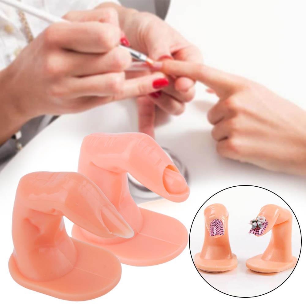 Ngón Tay Giả Học Nail, Dụng Cụ Học Làm Móng Tiện Dụng, Thiết Kế Mô Phỏng Tương Tự Để Thực Hành Cho Học Viên Hoặc Chuyên Gia Nail, Chất Liệu Bền, Màu Sắc Tự Nhiên, Có Thể Tái Sử Dụng Để Tiết Kiệm Cho Trưng Bày Và Giới Thiệu