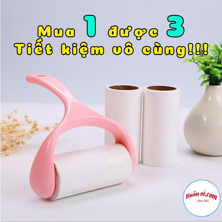 Cây lăn bụi quần áo kèm 2 lõi thay thế làm sạch nhanh gọn Buôn Rẻ 00236