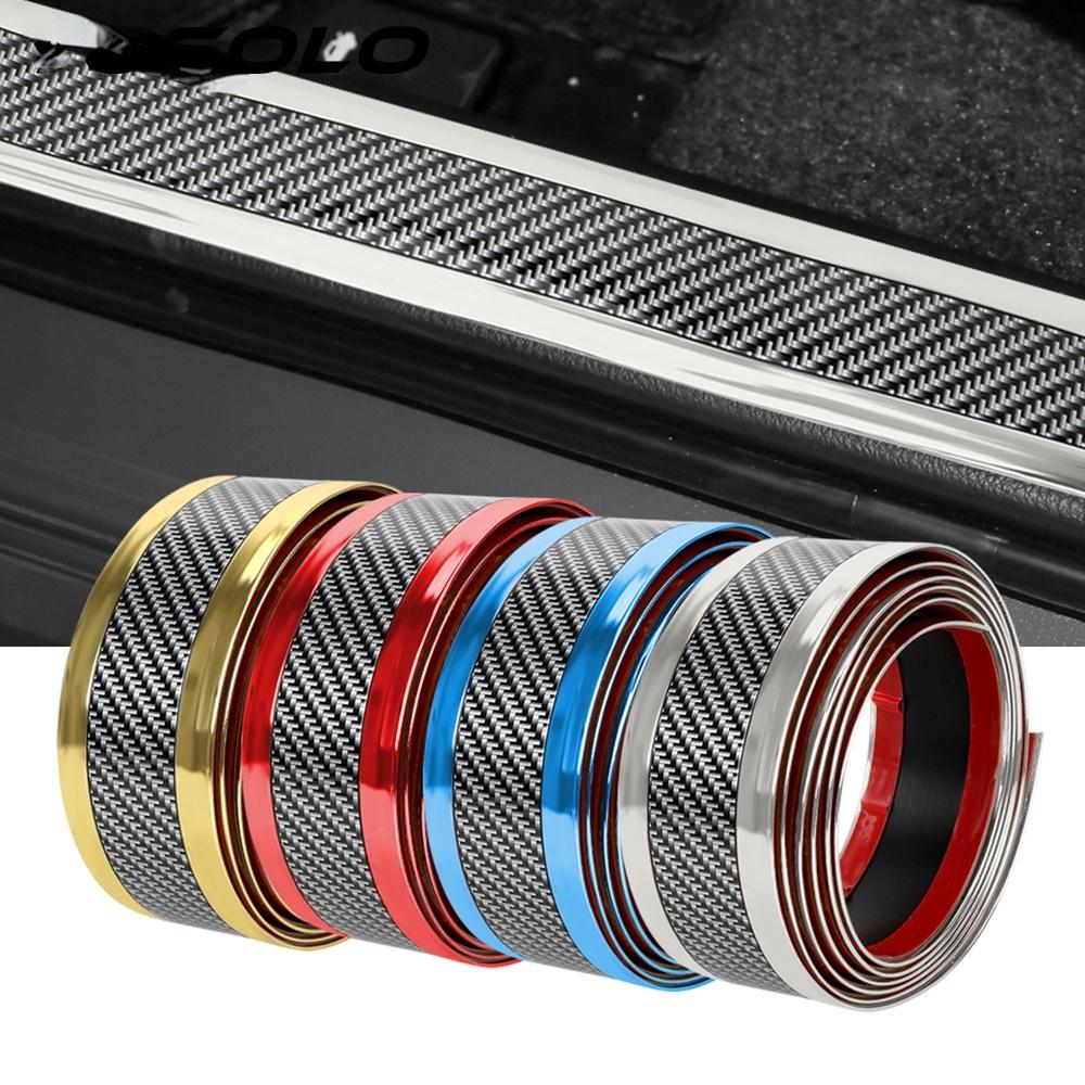 Miếng Dán Viền Cửa Xe Hơi Bằng Cao Su + Cao Su Chống Thấm Nước/ Chống Va Chạm 5D DIY