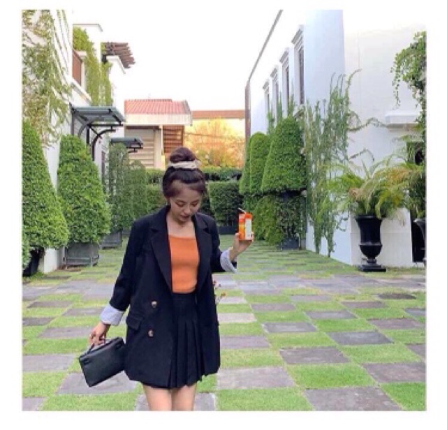 Chân váy xếp ly mẫu mới