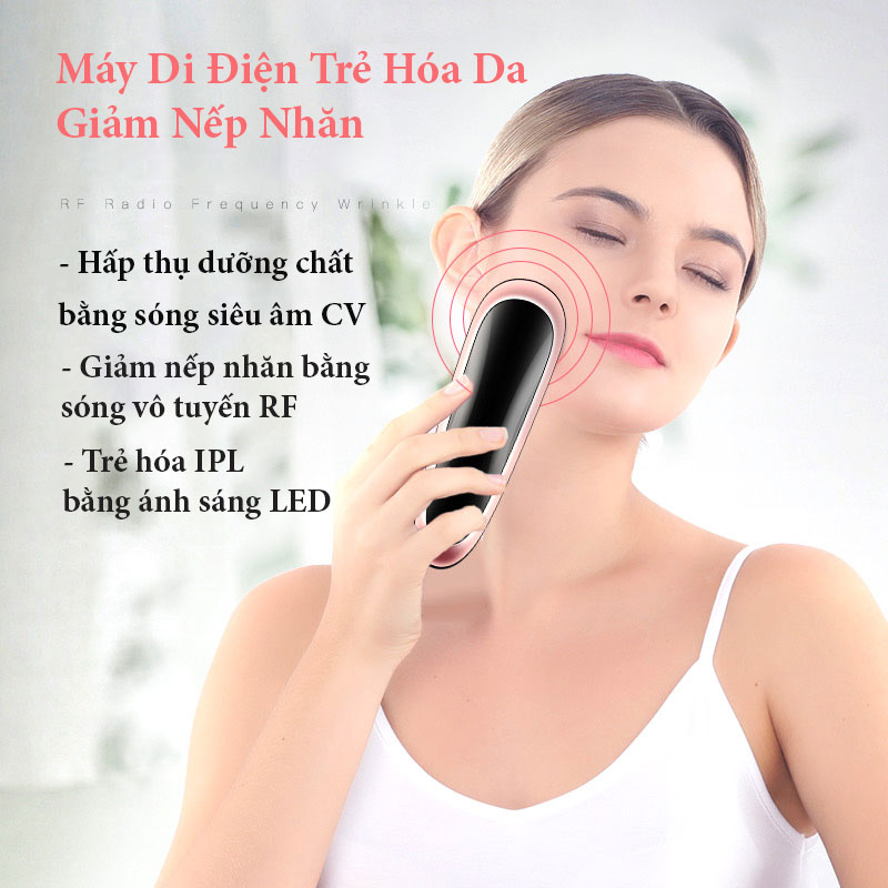 Búa Di Điện Trẻ Hóa Da Và Làm Đẹp KD9086 Tăng Cường Hấp Thụ Dưỡng Chất, Nâng Cơ Giảm Nếp Nhăn, Massage Body Shaper - Hãng Chính Hãng