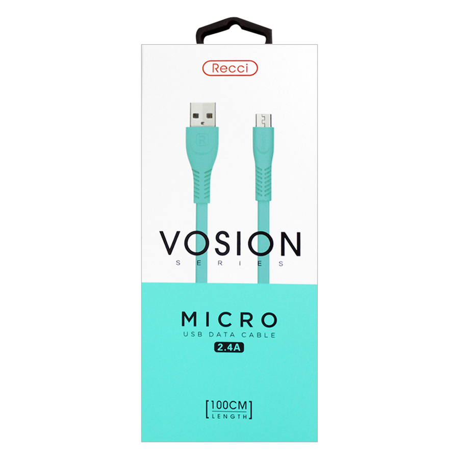 Cáp Micro USB Recci Vosion - Hàng Chính Hãng