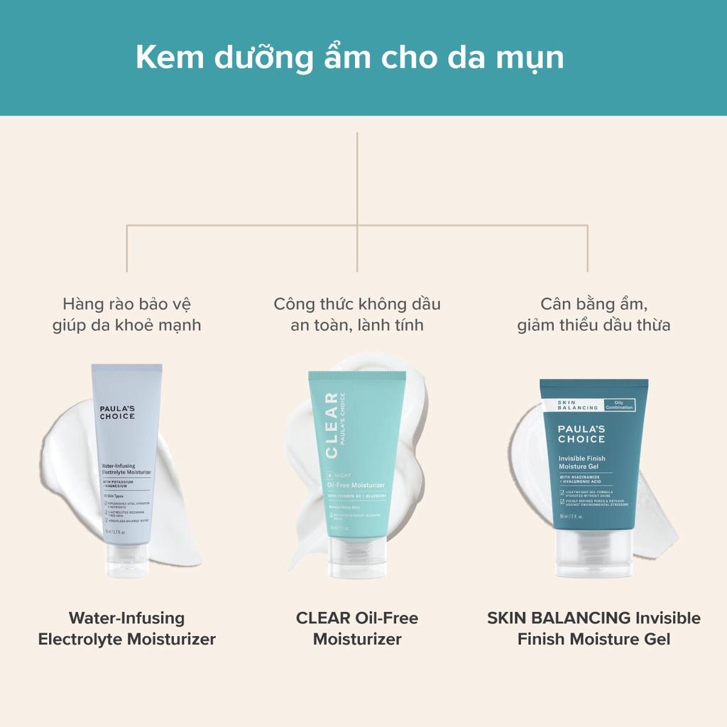 Gel dưỡng ẩm cho da dầu Paula's Choice Skin Balancing Invisible Finish Moisture Gel (Mã 3400)