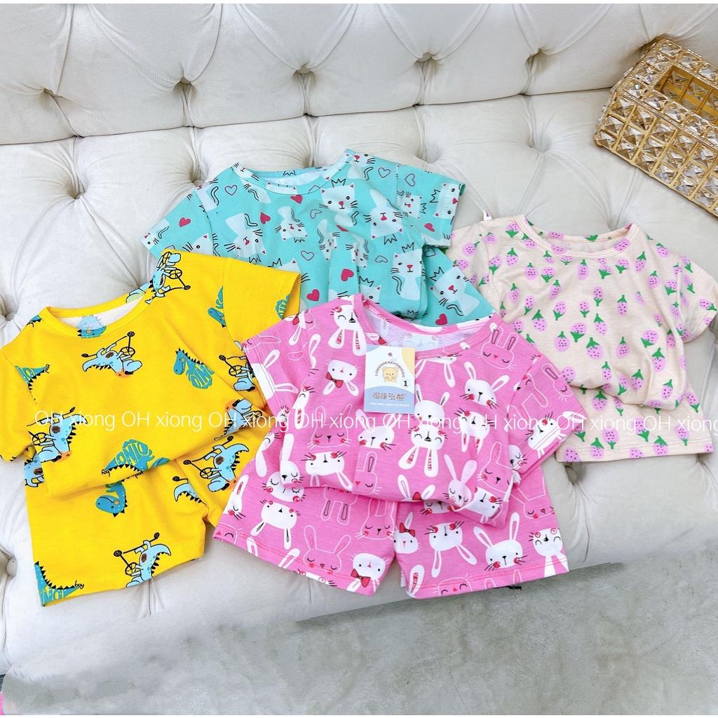 Đồ bộ cho bé sơ sinh size 5-14kg chất cotton mềm mịn mát