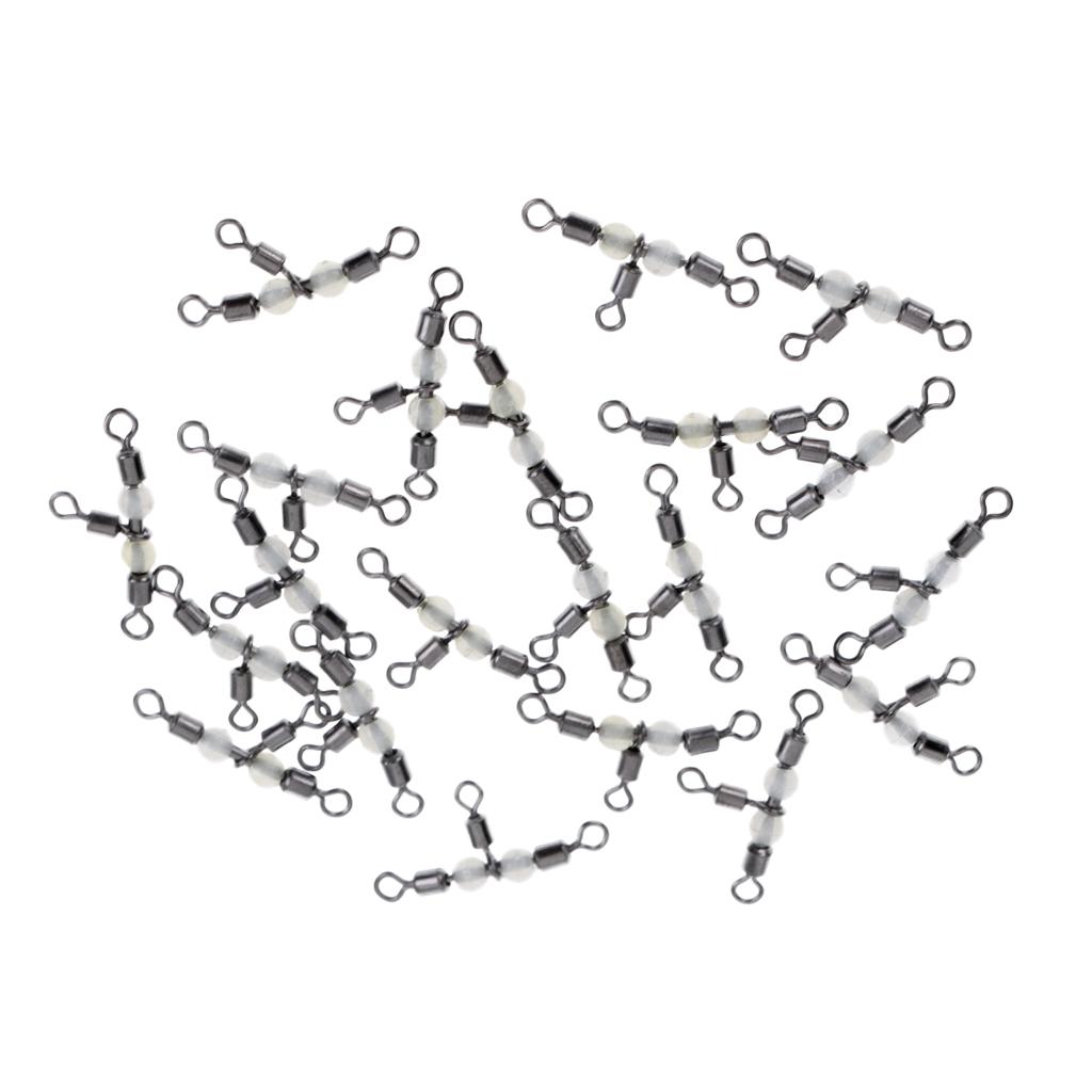 Stainless 3-WAY Terminal Tackle Rolling T Swivel Lure Fishing Tool 16mm