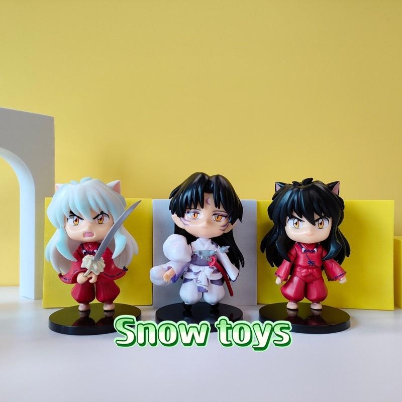 Mô hình InuYasha - Higurashi Kagome Sesshomaru Kikyou Kikyo - Khuyển dạ xoa - Cao 9~11cm - Inu Yasha