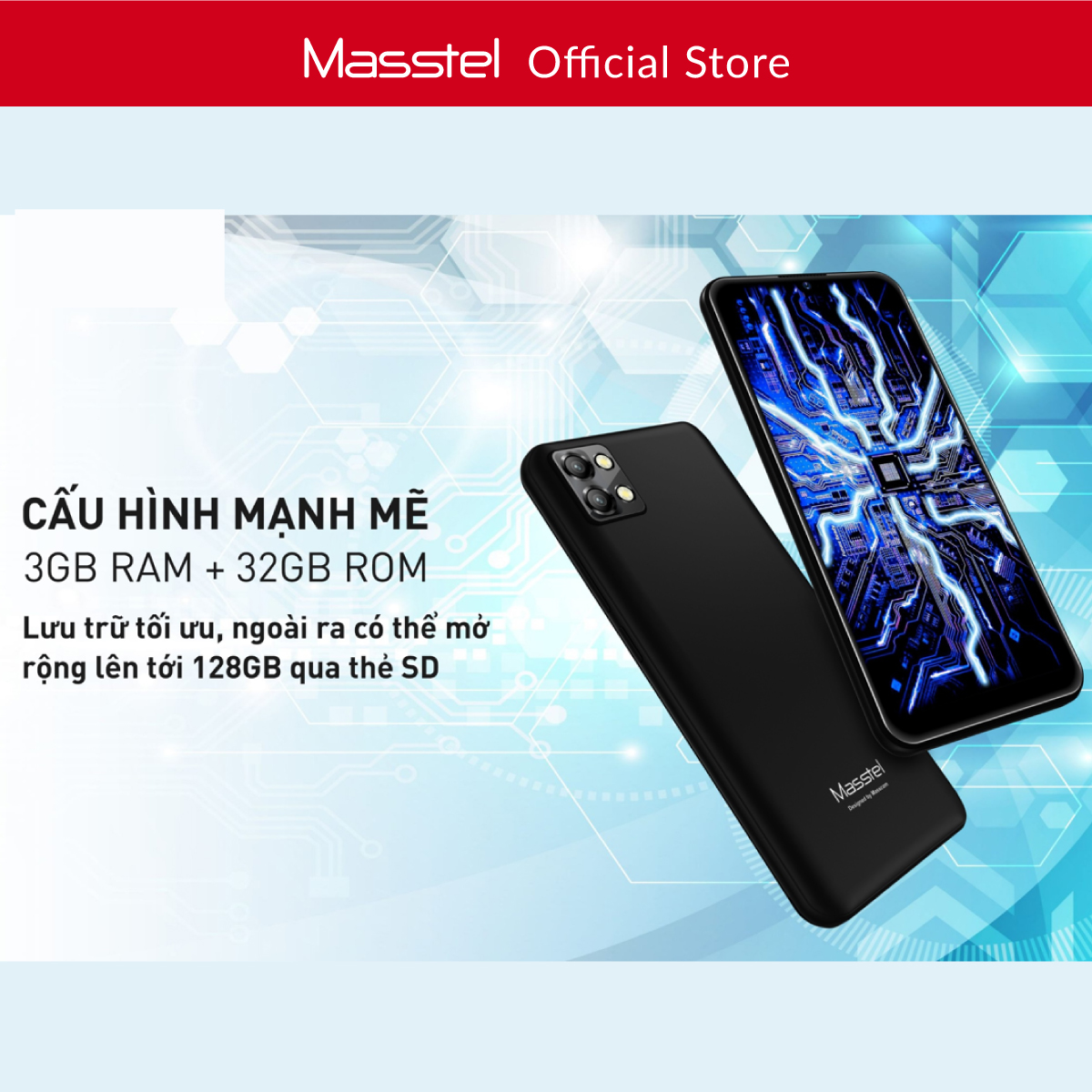 Điện thoại Masstel Hapi 30 4G Hàng Chính Hãng