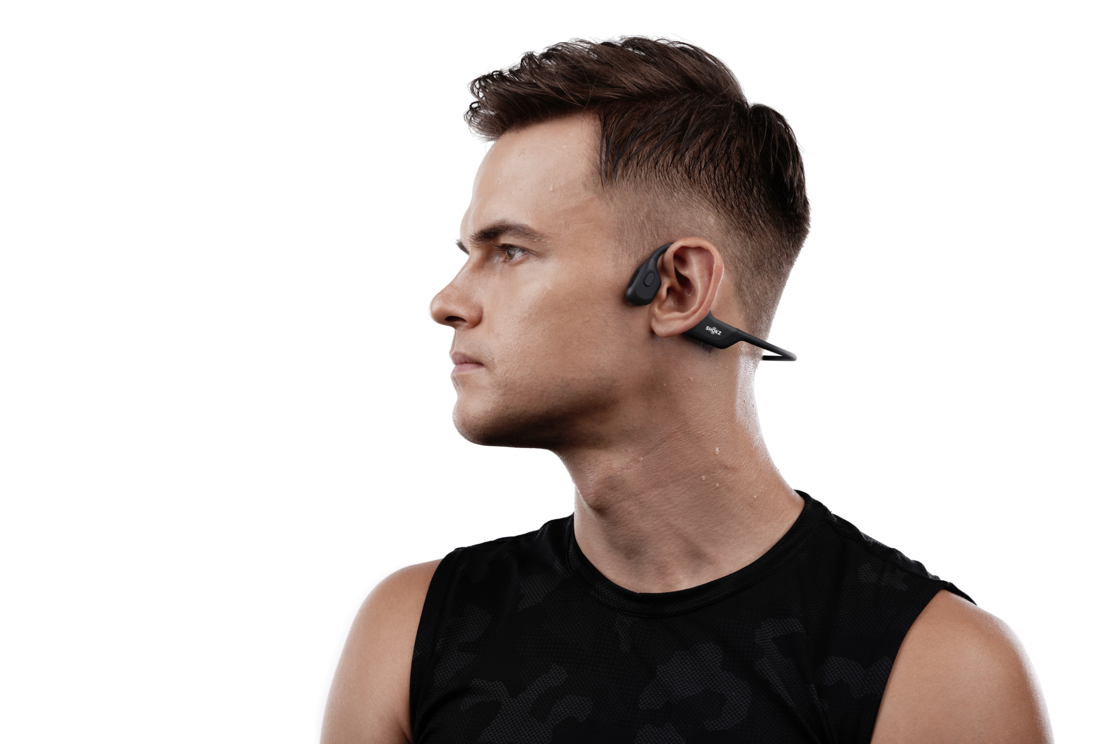 Tai nghe SHOKZ OPENRUN PRO S810 Màu Đen - Kháng nước chuẩn IP55 Bluetooth v5.1 thể thao dẫn truyền âm thanh qua xương - Hàng chính hãng