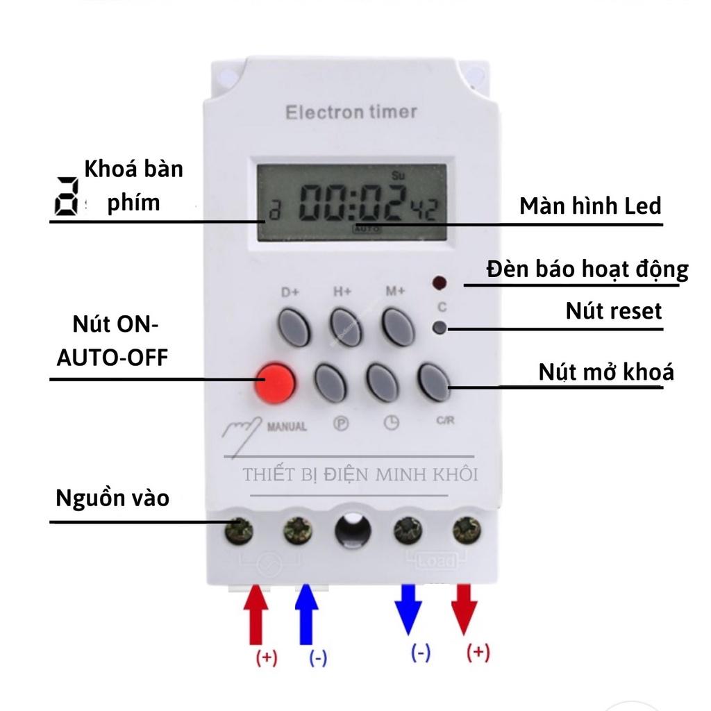 Công tắc hẹn giờ thông minh KG316T Electrontimer,thiết bị hẹn giờ bật tắt tự động,timer điện tử
