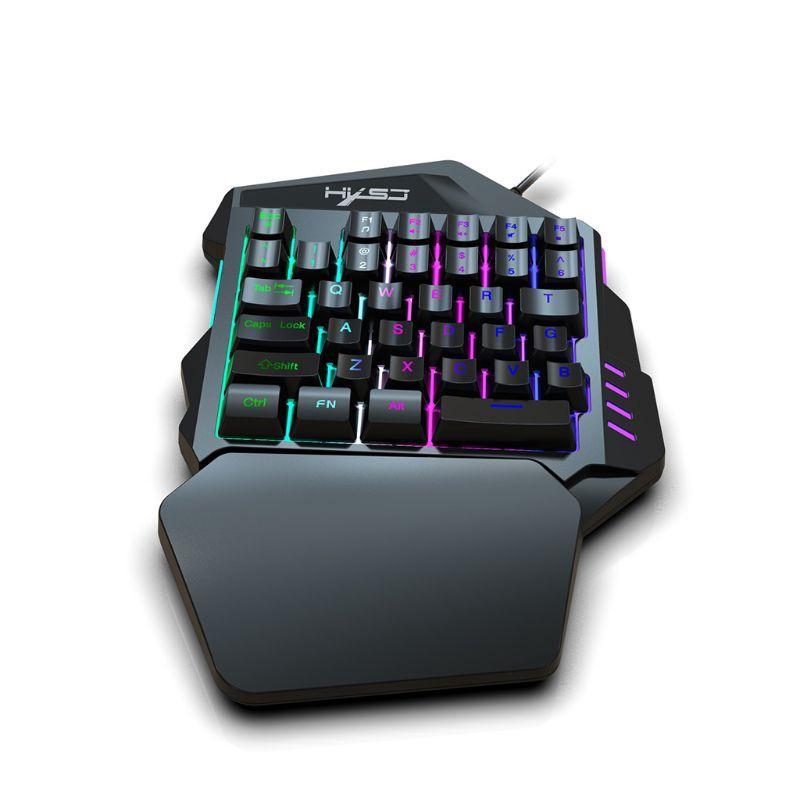 Bàn phím chơi game mini 35 phím có đèn nền LED chuyên nghiệp