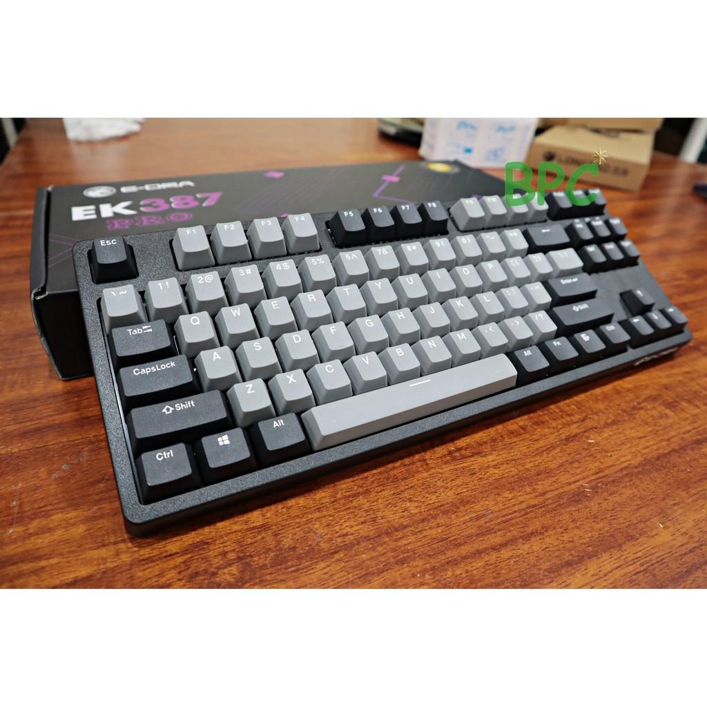 Phím cơ E-Dra EK387 PRO keycaps PBT - Hàng chính hãng bảo hành 2 năm ░G░I░Á░ ░R░Ẻ░