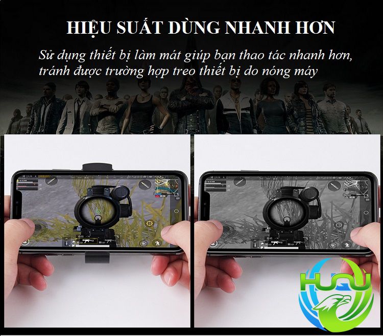 Quạt Tản Nhiệt Game Thủ Huqu Công Suất Lớn ,Làm Mát Bán Dẫn HQ-P20-Hàng Chính Hãng 