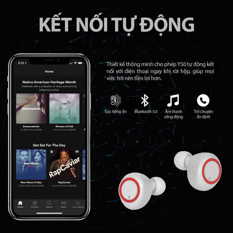 | Xuất Khẩu Mỹ - Nghe 12-15h | - Tai Nghe Bluetooth Không Dây Có Mic - The Deosd Series X3 C1-Y50/X3S - Hàng Chính Hãng