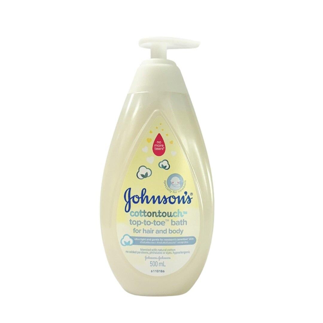 Sữa Tắm Gội Johnson's Cottontouch Top-To-Toe Bath 500ml
