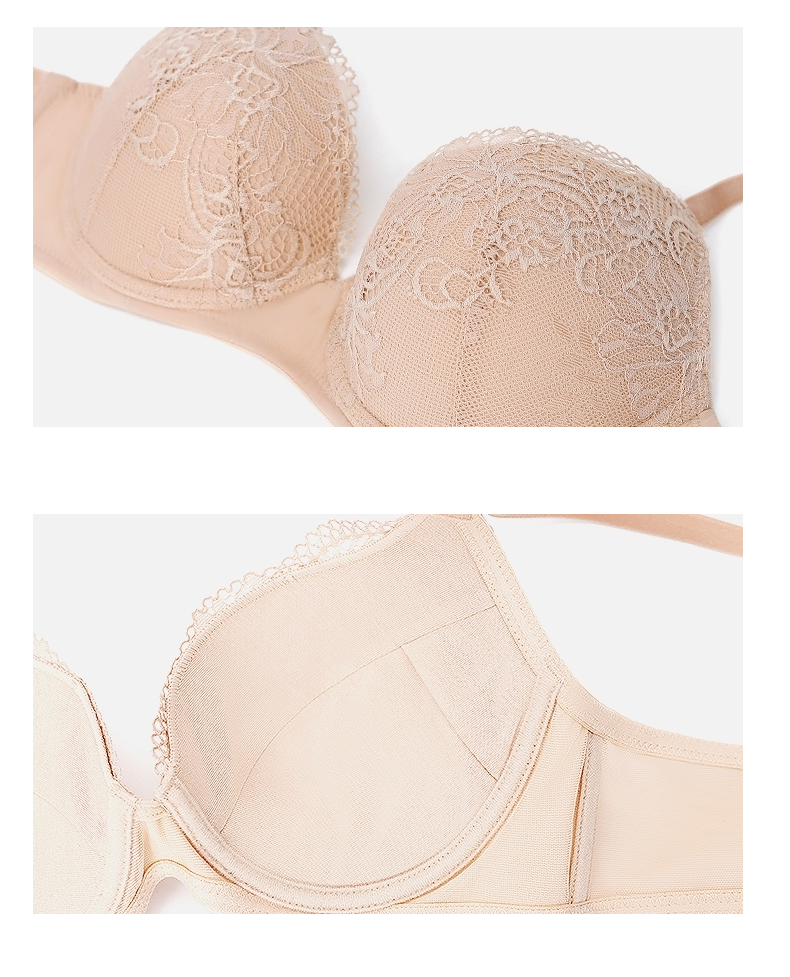 Áo lót ren nữ nâng ngực có gọng, mút mỏng Triumph Simply Style Larkspur WHP 3918 giúp ôm và hỗ trợ nâng ngực tùy chỉnh, họa tiết ren hoa sang trọng