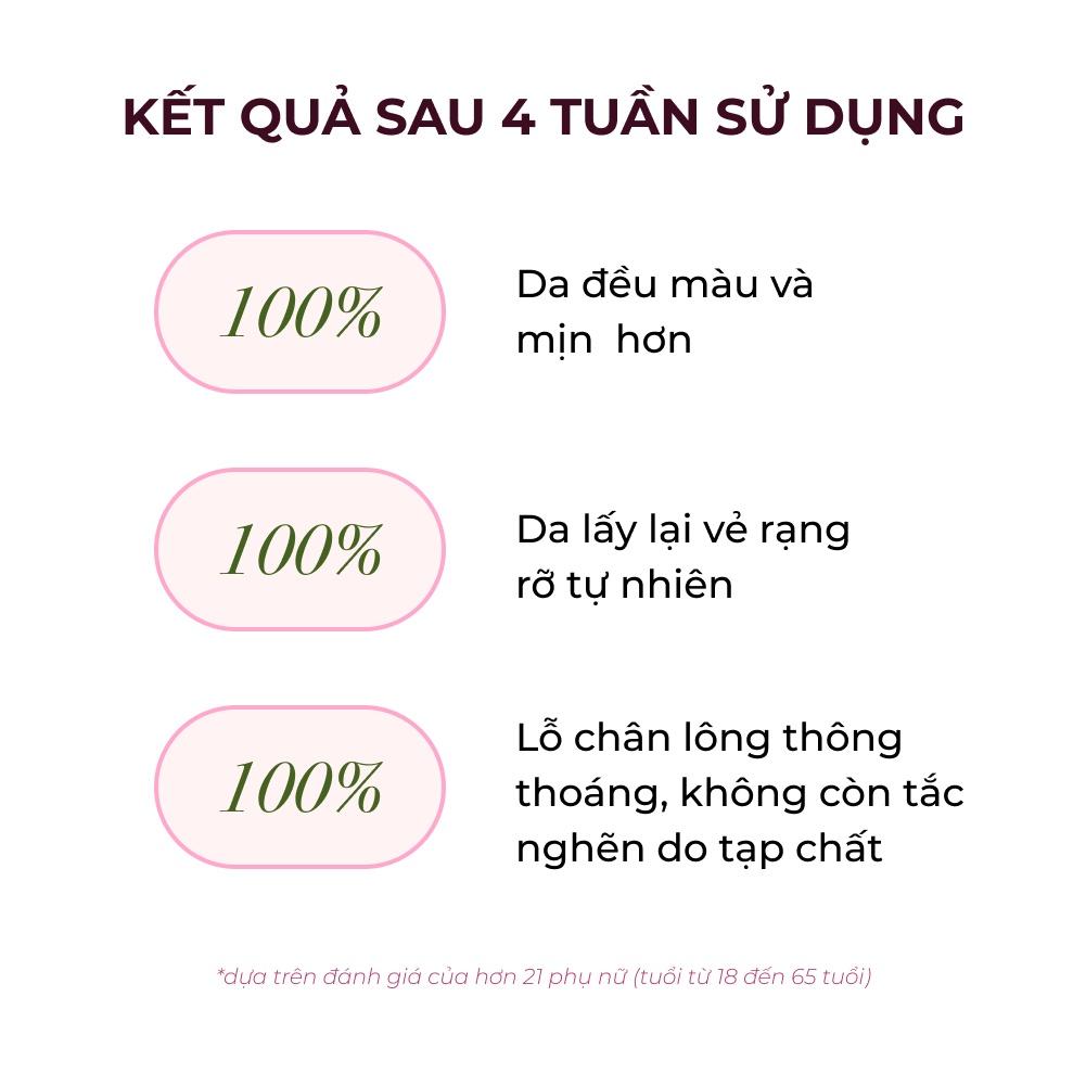 Kem tẩy da chết không hạt làm trắng sáng đều màu da nguồn gốc thiên nhiên Qiriness Radiant Enzymatic Buffing Cream 20ml