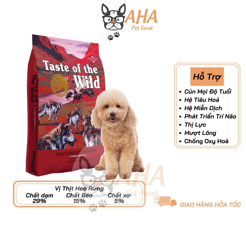 Thức Ăn Cho Chó Poodle Taste Of The Wild Bao 500g - Southwest Canyon Thịt Heo Rừng, Trái Cây Rau Củ Quả