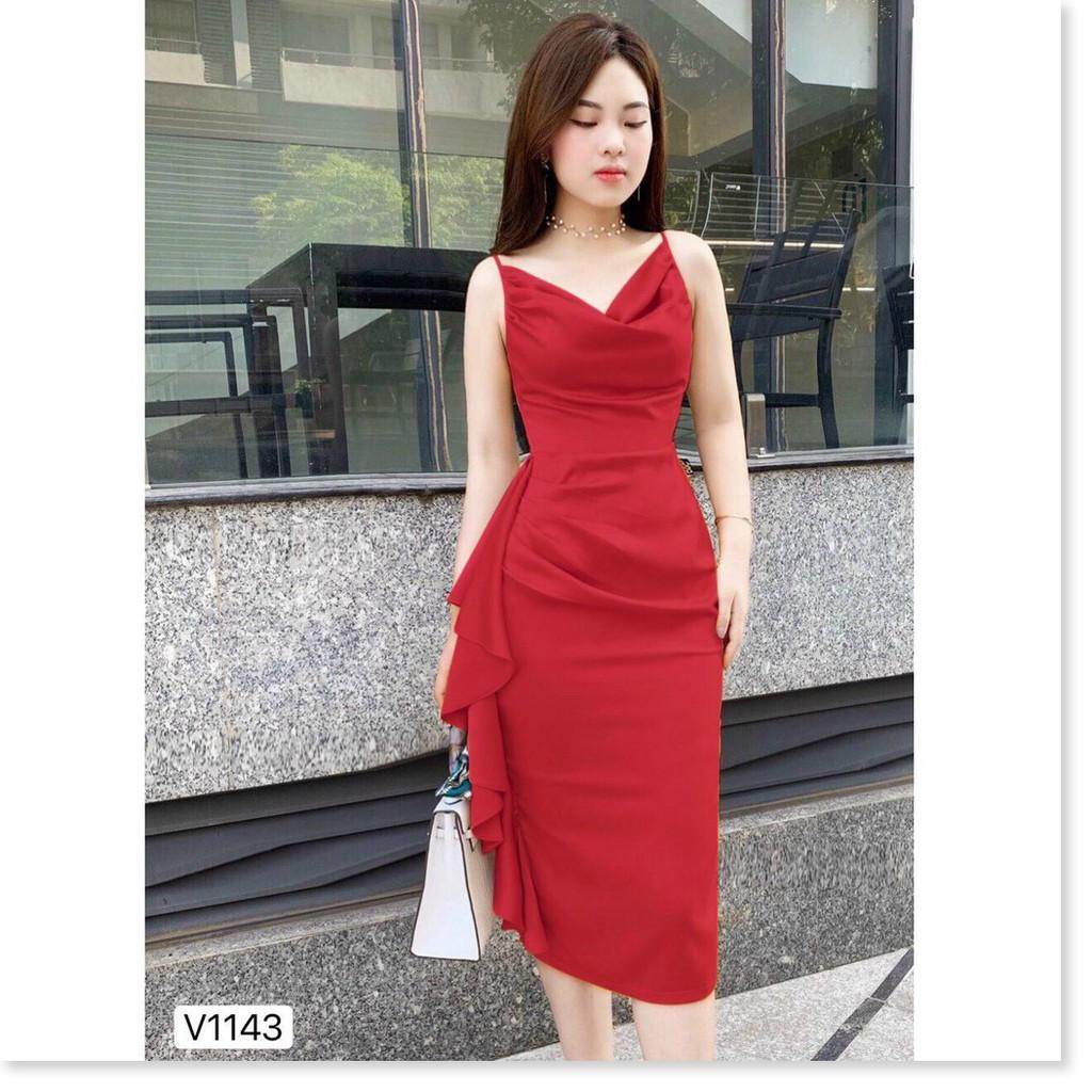 Đầm poly 2 da cực xinh siêu tôn dáng cho các chị em THỜI TRANG LANO STORE