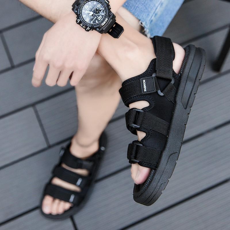 HOT HOT Dép Sandal Nam 3 Quai Dán Unisex Cao Cấp