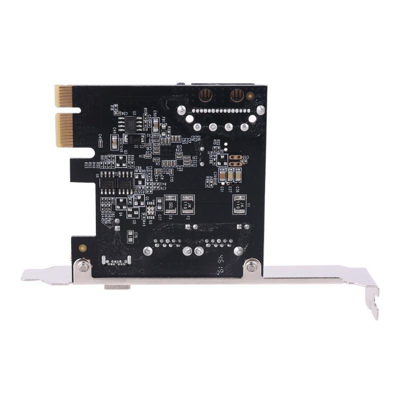 Psy PCIE PCI Express to USB 3.1 Type-C 2 Port USB 3.0 Type-A Riser Expansion Card