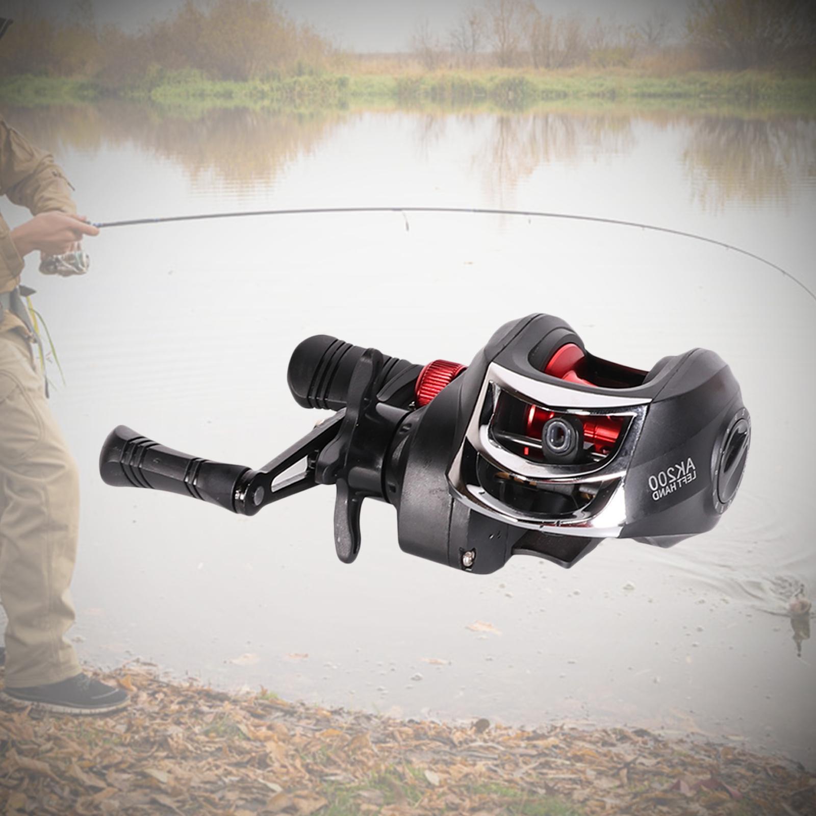 2x 7.2:1 Gear Ratio High Fishing Reel Reel Drag 12 Level Brake Saltwater and Freshwater