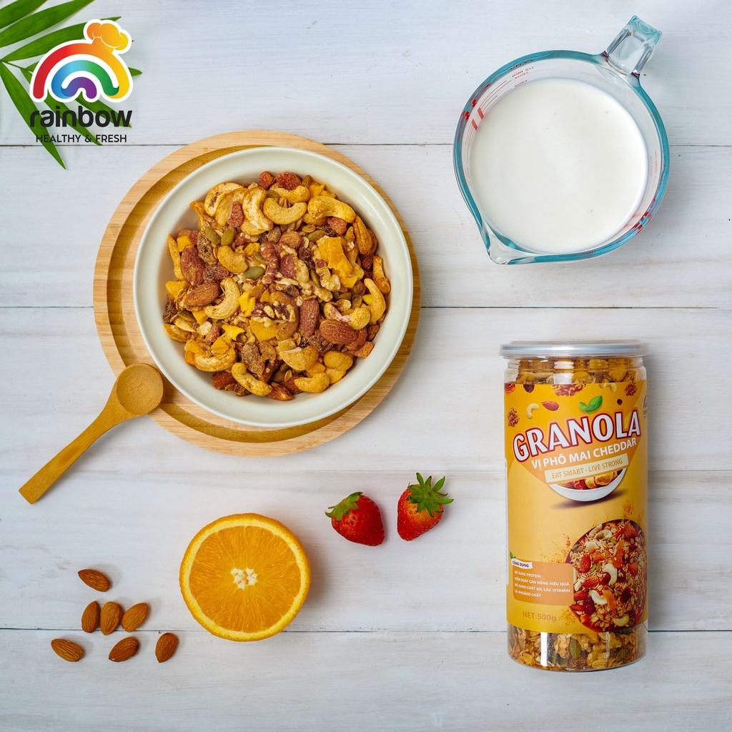 Ngũ Cốc Granola Siêu Hạt, Hỗ Trợ Giảm Cân, Vị Ngọt Tự Nhiên Từ Mật Ong Và Mật Hoa Dừa