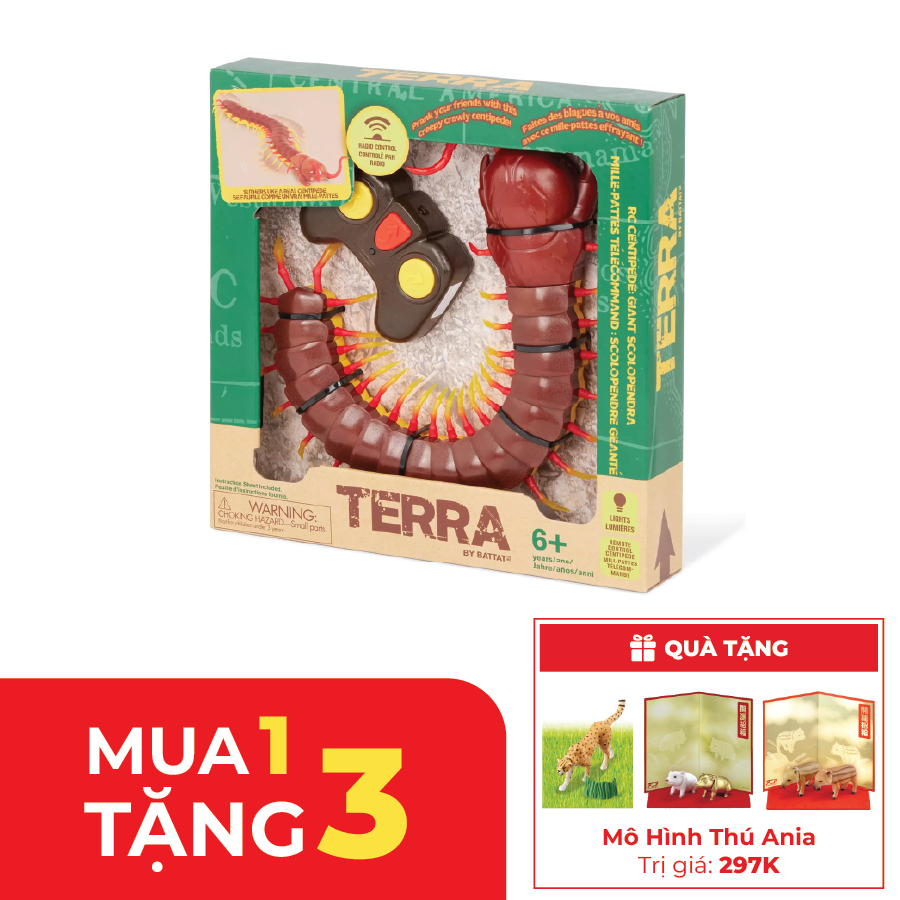 Đồ chơi rết điều khiển từ xa Terra R/C Centipede