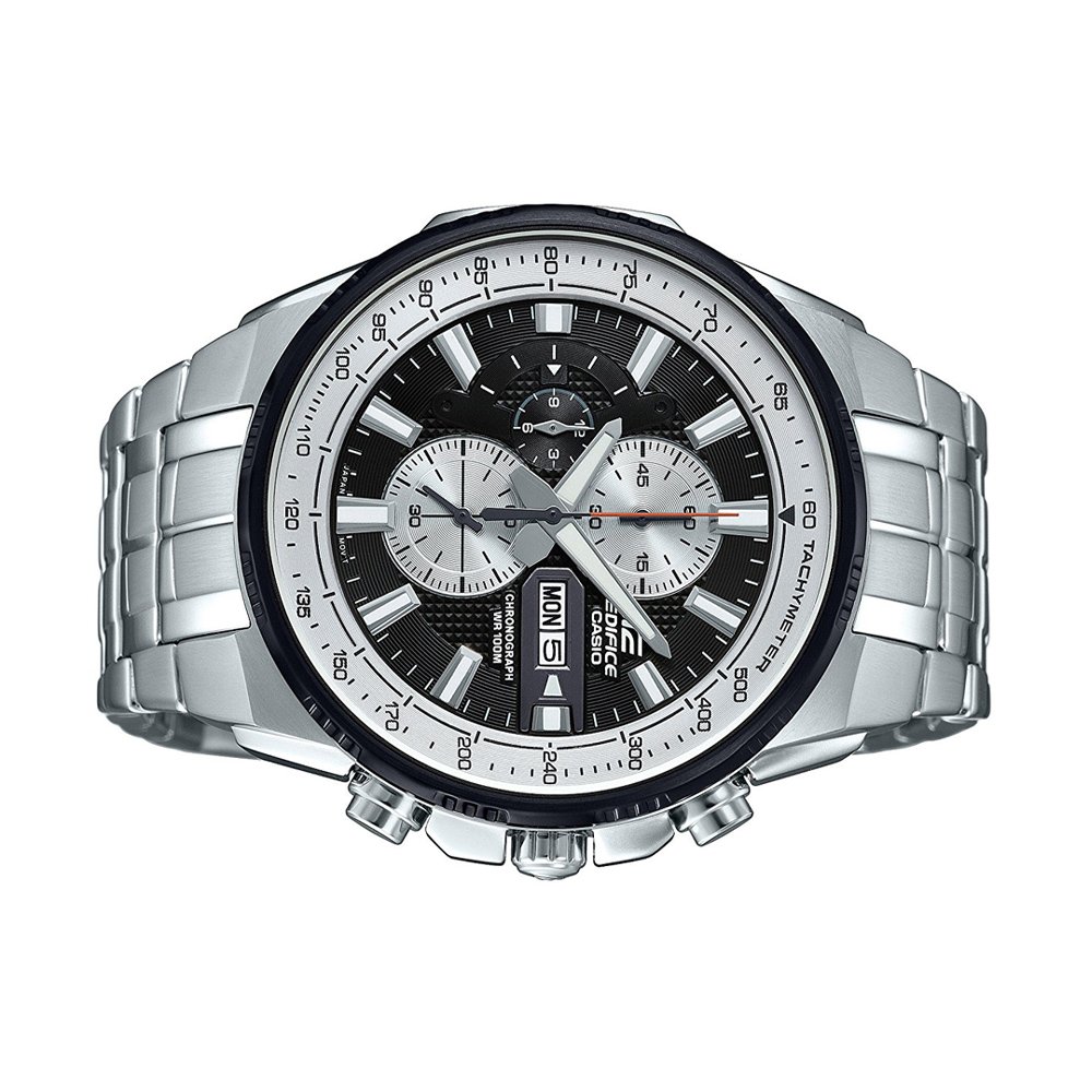 ĐỒNG HỒ CASIO EDIFICE EFR-549D-1BVUDF Mặt đồng hồ 6 kim - Dây kim loại chắc chắn - Chính hãng đến từ Nhật Bản