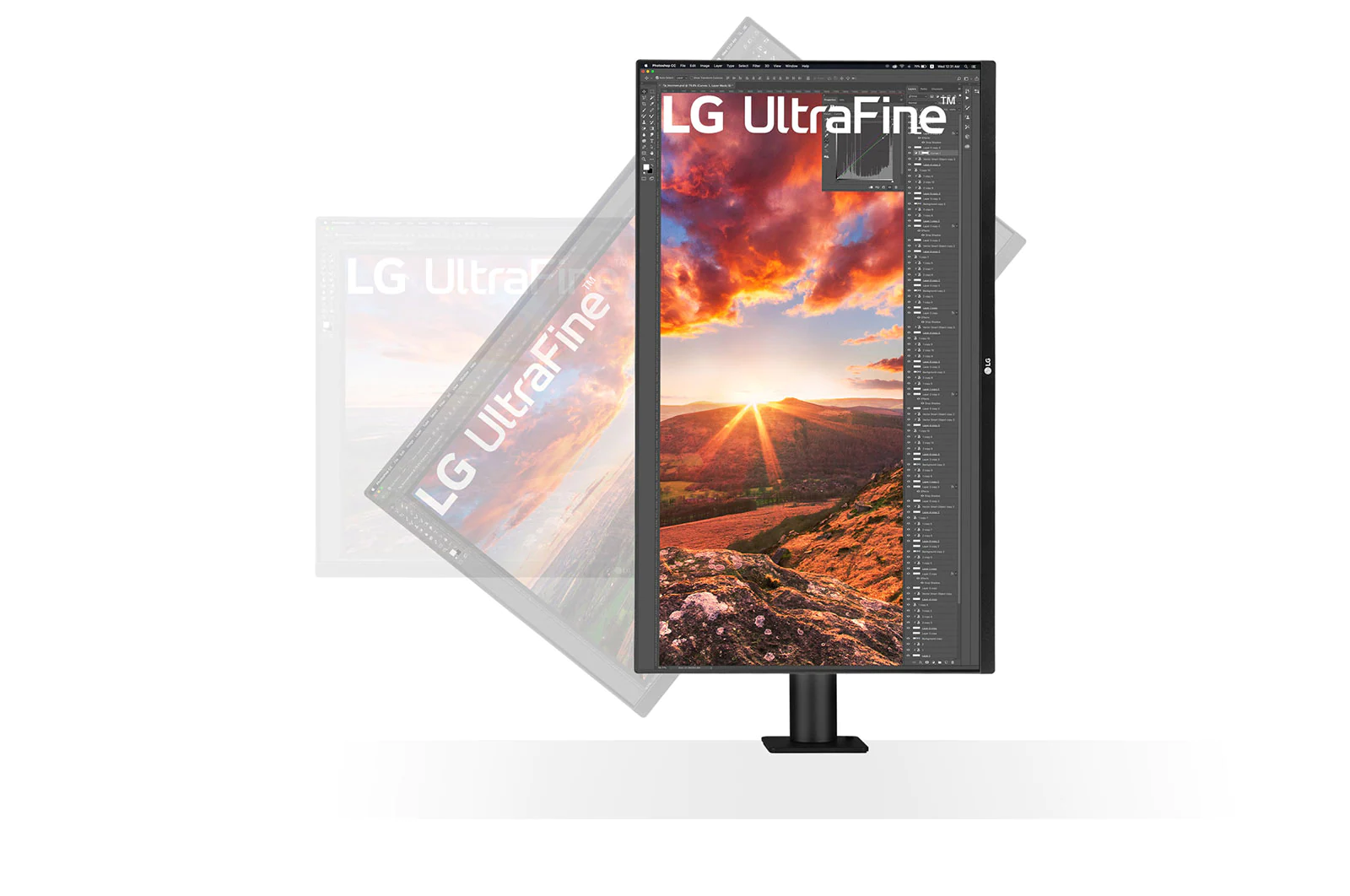 Màn hình máy tính LG UltraFine UHD 31.5'' IPS HDR 10 USB Type-C Ergo stand 32UN880-B - Hàng chính hãng
