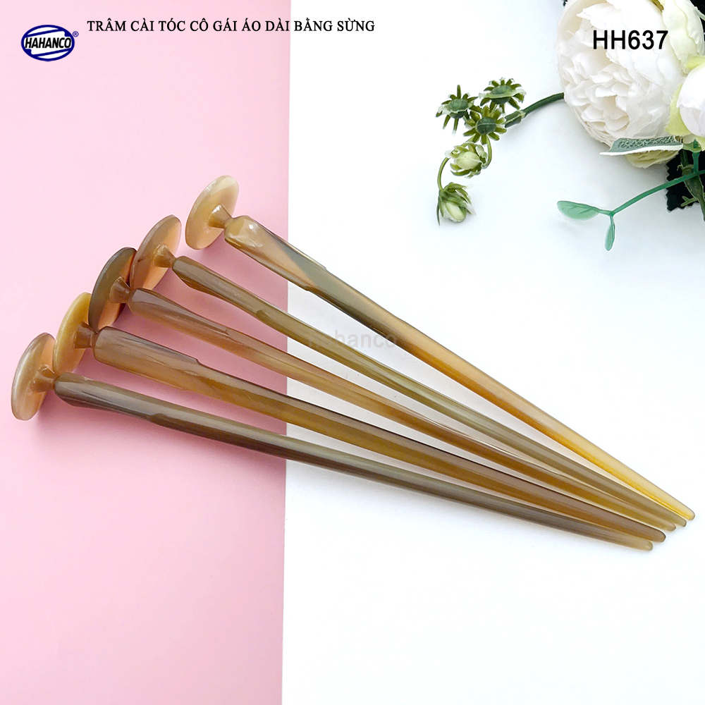 Trâm Cài Tóc Cô Gái Áo Dài Bằng Sừng HAHANCO Phụ Kiện Cài Cho Tóc - HH637