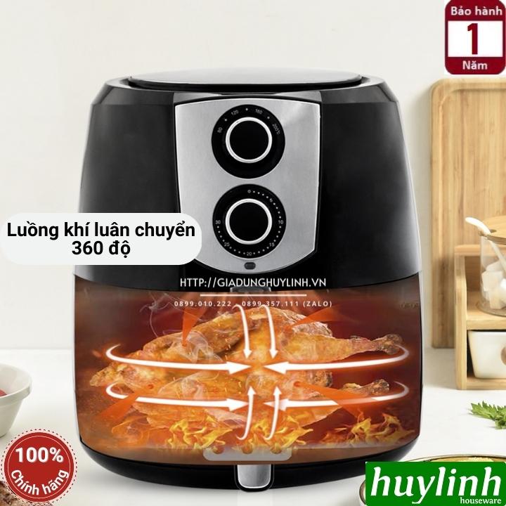 Nồi chiên không dầu Iruka I-67 - Dung tích 6 lít - Công suất 1800W [Iruka I67] - Hàng chính hãng