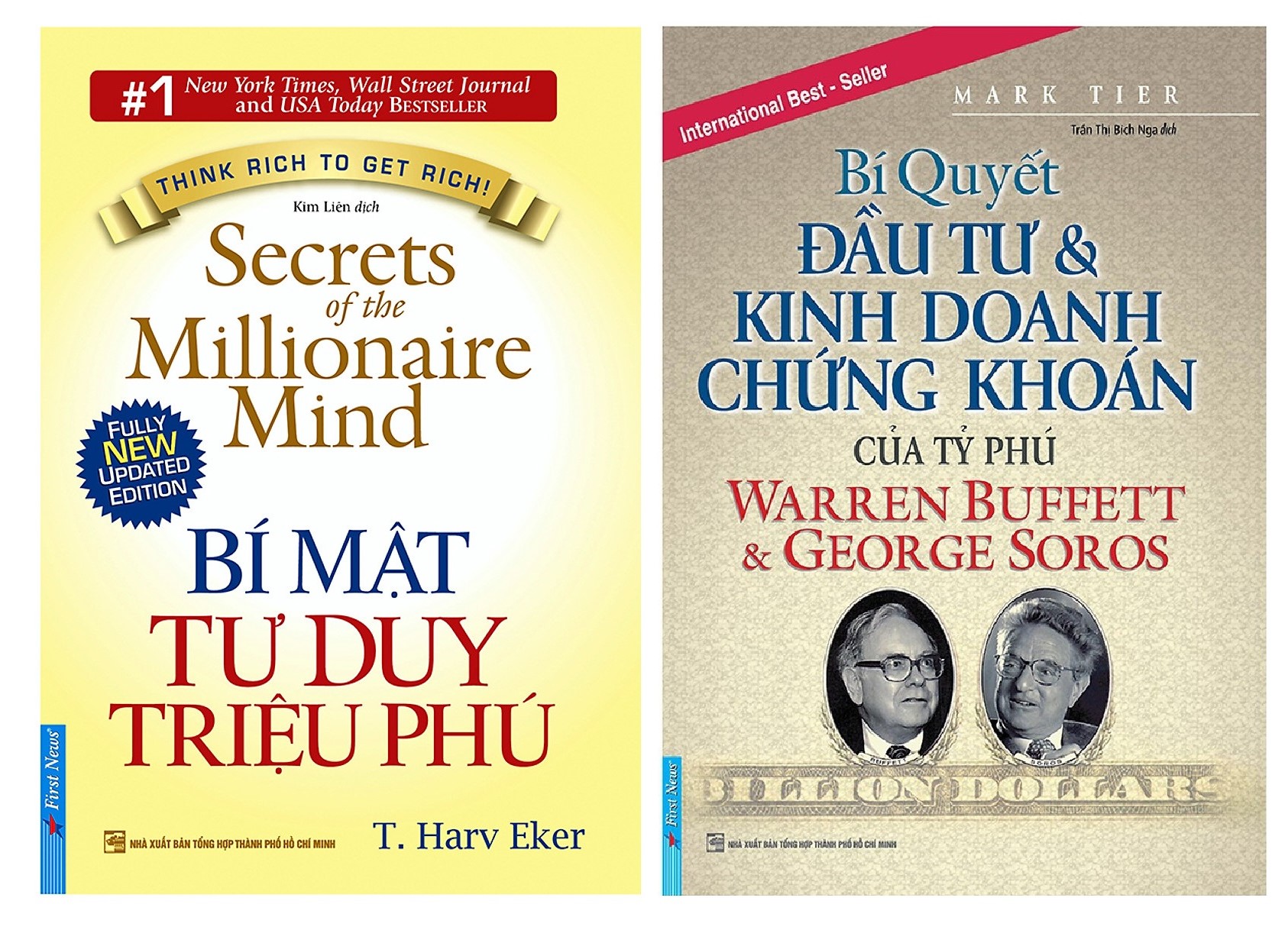 Combo 2 Cuốn Sách: Bí Mật Tư Duy Triệu Phú + Bí Quyết Đầu Tư & Kinh Doanh Chứng Khoán Của Tỷ Phú Warren Buffett Và George Soros