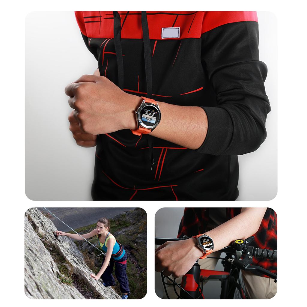 2xWomen Men Bluetooth Smart Watch Wrist Band Sedentary Reminder Black