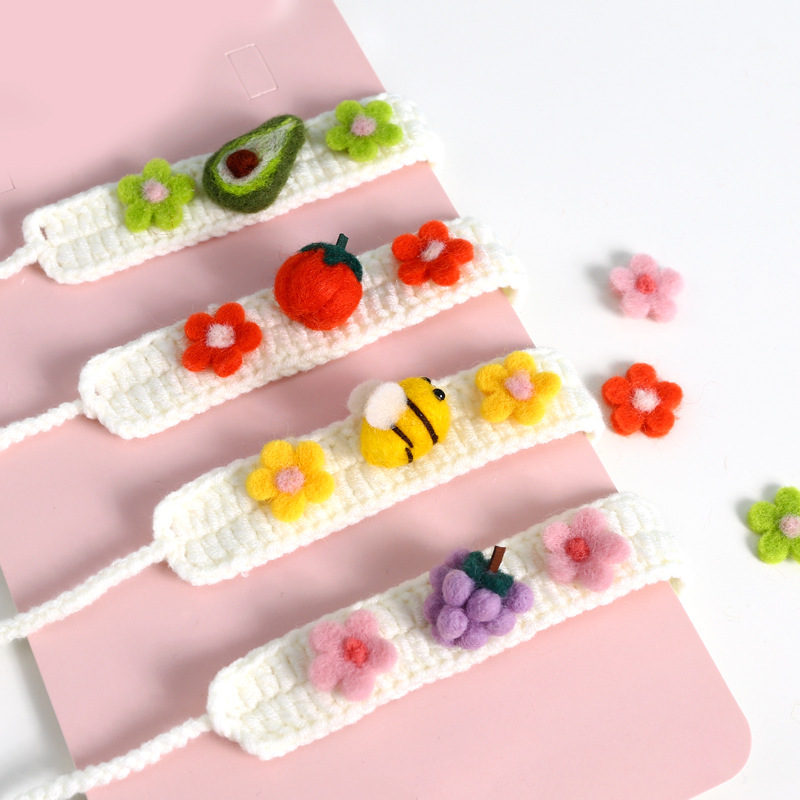 Vòng cổ len cao cấp cho chó mèo - Genyo Collar 062