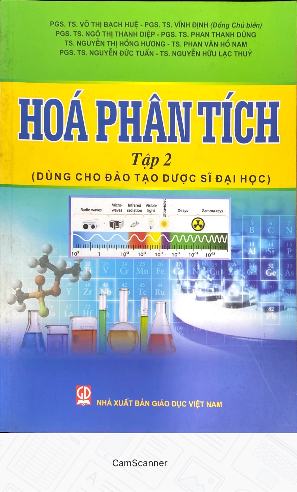 Hóa Phân Tích Tập 2- Dùng Cho Đào Tạo Dược Sĩ Đại Học