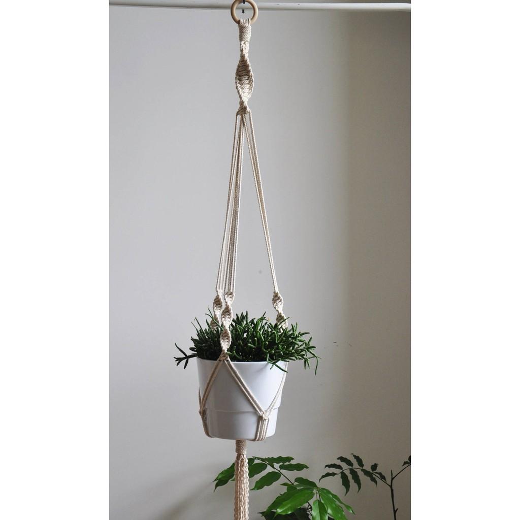 Dây treo chậu cây macrame