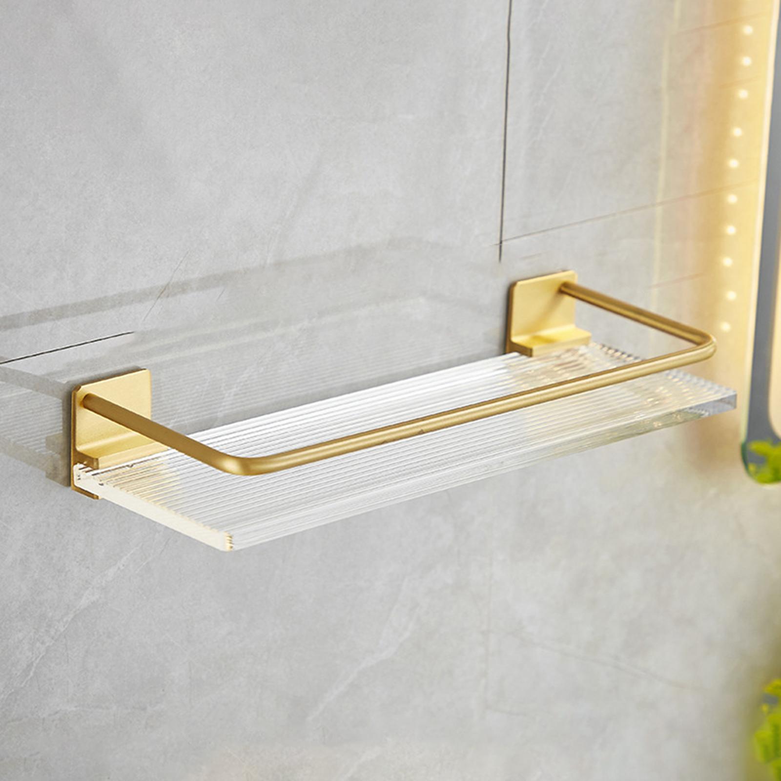 Bathroom Floating Shelf Wall Mounted Wall Mounted Storage Shelf for Bathroom