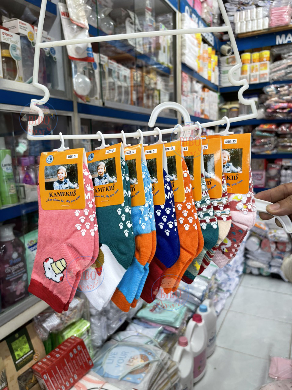 Combo 5 Đôi Vớ Chân Chống Trợt Cổ Cao, Tất Cho Bé Từ 5 tháng Cho Tới Trên 10 tuổi